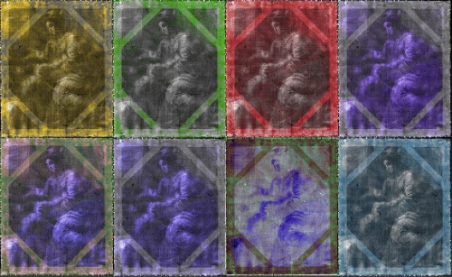Colour X-ray images by the RToo robot reveal previously hidden layers of the painting.  (Image credit: InsightART) 